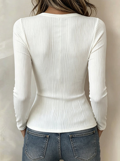 Elegant Sheer Paneled Textured Blouse