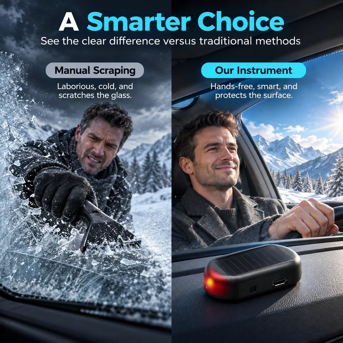 Electromagnetic Molecular Interference Antifreeze Snow Removal Instrument for Vehicles