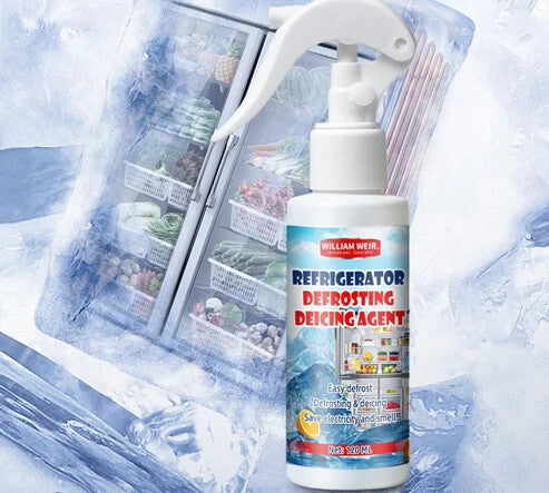 ⏳LAST DAY - Buy 2 Get 1 Free!!🧊Defrosting Spray for Fridge Freezer 🎁 Includes Free Spatula